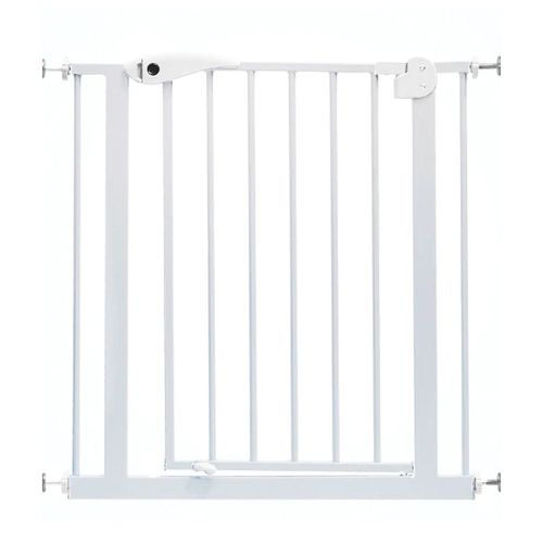 Baby Safe - Metal Safety Gate W/T 30 Cm + 45 Cm Extension - White