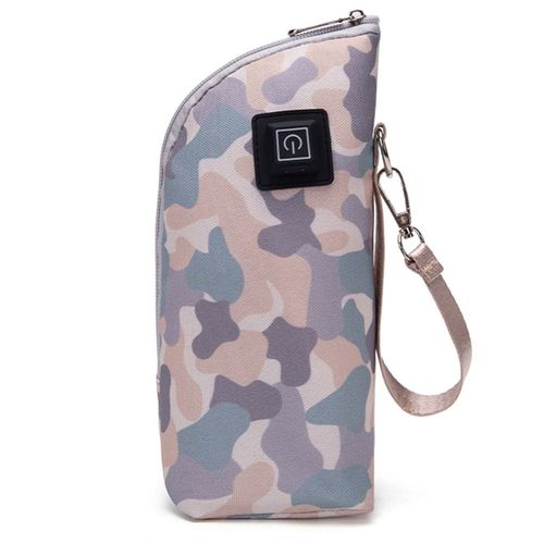 Little Story Portable Insulated Milk Bottle Warmer Bag with USB - Purple