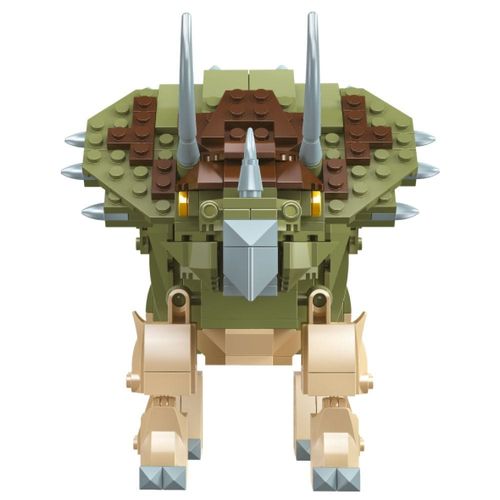 Little Story Block (Leg Godt) Toy Dinosaurs World - Triceratops (410 Pcs)