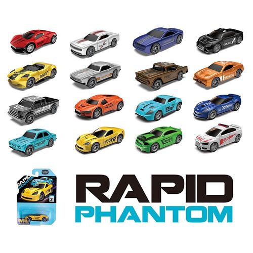 Little Story Slide Die Cast Toy Rapid Car - Multicolor