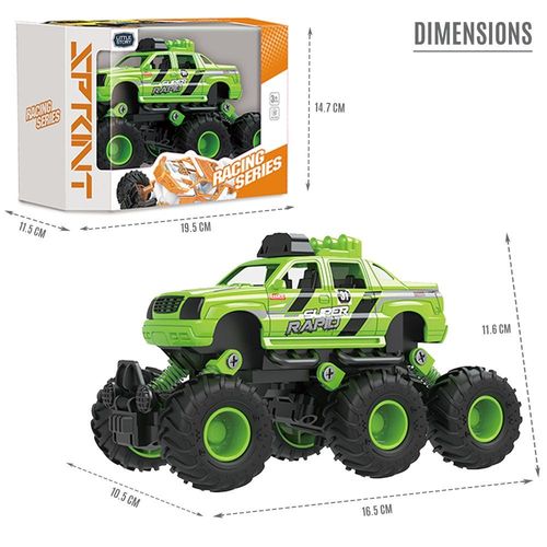 Little Story 6 Tire Pull Back Die Cast Toy Car