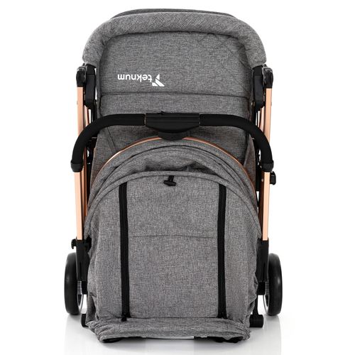 Teknum Explorer Travel Stroller W/T Diaper Bag & Stroller Hooks - Grey