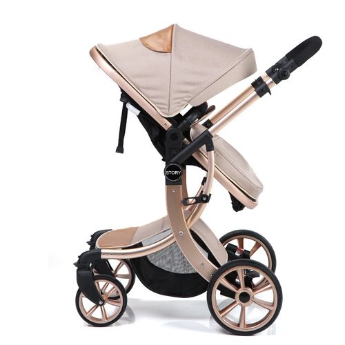 Teknum - 3In1 Luxury Pram Stroller - Khaki