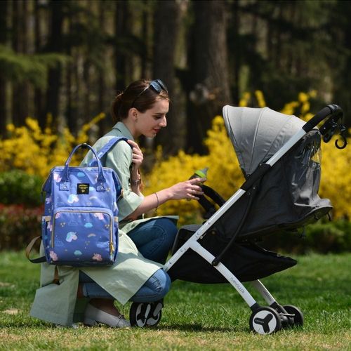 Sunveno Diaper Travel Kit - Unicorn Blue