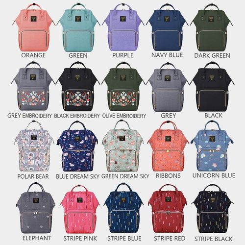 Sunveno New Mom Combo-Diaper Bag Wt Changing Pad And Hooks 