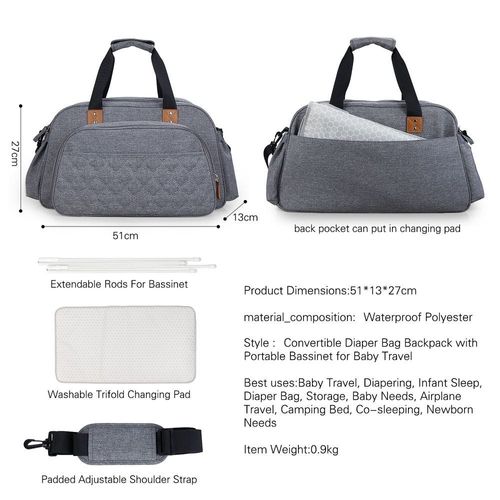 Little Story Bed In A Bag Quilted - Grey