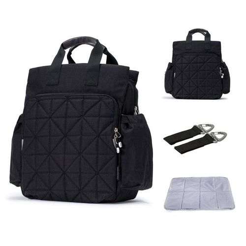 Little Story Styler Diaper Backpack - Black