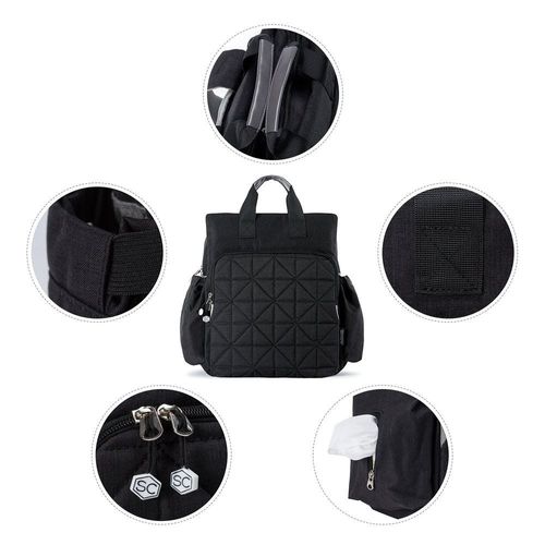 Little Story Styler Diaper Backpack - Black