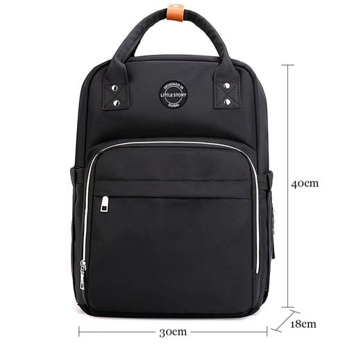 Little Story Velisa Diaper Bag - Black