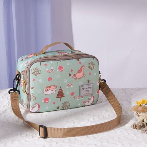Sunveno Diaper Changing Clutch W/T Mat-Green Dream