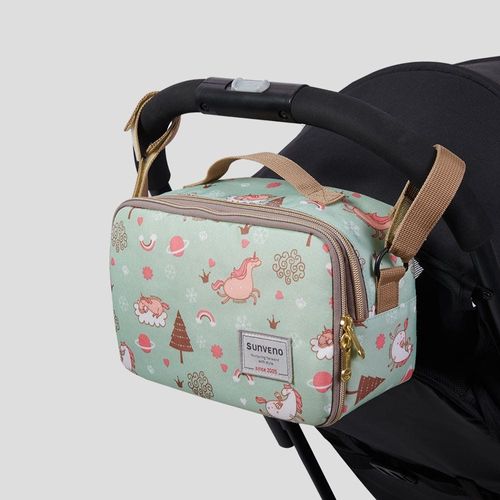 Sunveno Diaper Changing Clutch W/T Mat-Green Dream