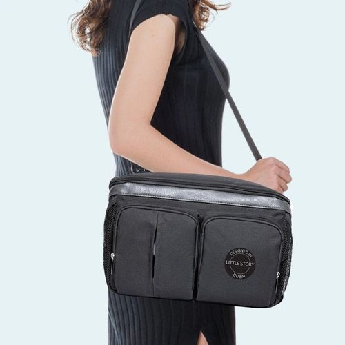 Little Story Stroller Organizer Travel Bag-Black
