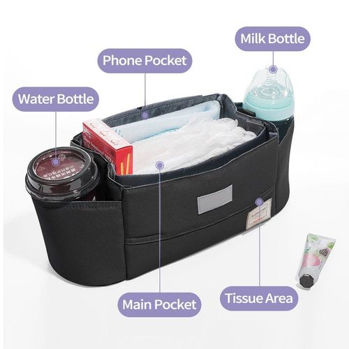 Sunveno Stroller Organizer Summer Vibes-Black