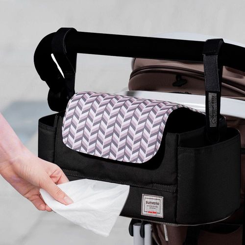 Sunveno Stroller Organizer Summer Vibes-Black