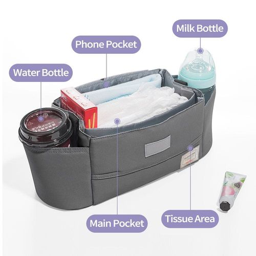 Sunveno Stroller Organizer Summer Vibes-Grey