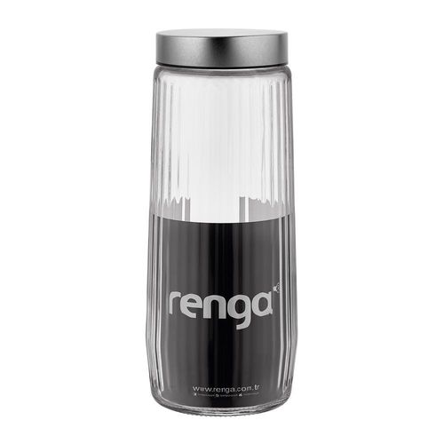 Glass Jar With Metal Lid 1500Ml - Clear