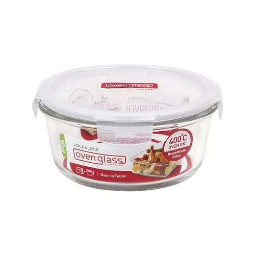 Lock & Lock Boroseal Ii Heat Resistant Glass Round 950 ml