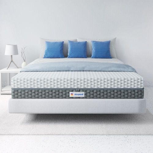 Dual Pro Triple Layered Anti Sag Foam King Mattress White -190x 180x 25 cm