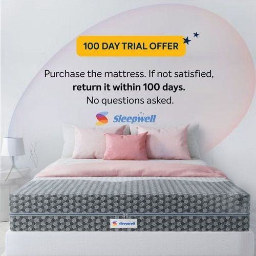 Ortho Pro Memory Foam King Mattress With Airvent Cool Gel Technology White -200x 200x 25 cm