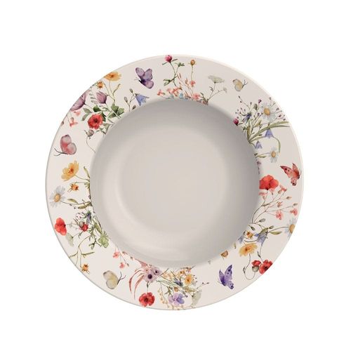 Tramontina Ana Clara 23cm Decorated Porcelain Deep Plate