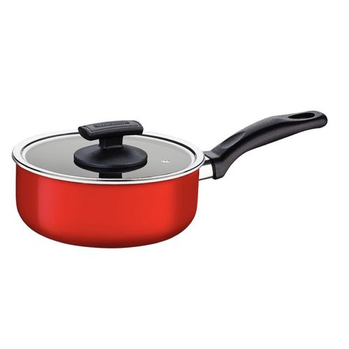 Tramontina Toronto 18cm 1.8L Black Aluminum Sauce Pan with Interior and Exterior Starflon PFOA Free Nonstick Coating
