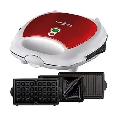 Breaktime Sandwich And Waffle Maker 700W 700 W SW612543 Red/White