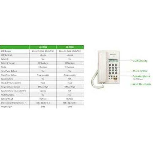 KX-T7703 Analog Proprietary Telephone White