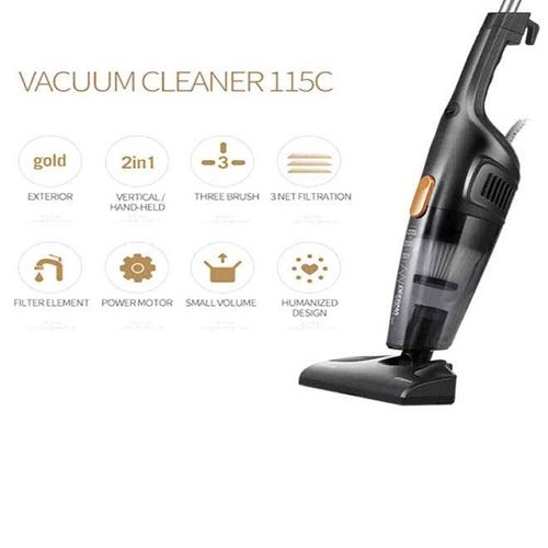 Portable Handheld Vacuum Cleaner 1.2 L 400 W DX115C Black/Silver