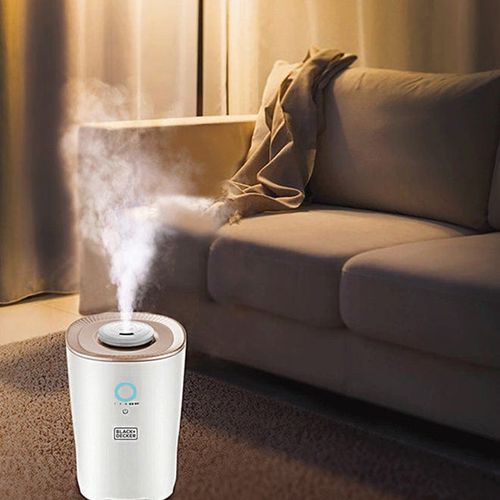 Humidifier 4L Compact Ultrasonic Air With Touch Control For Home And Office HM4000-B5 White/Rose Gold