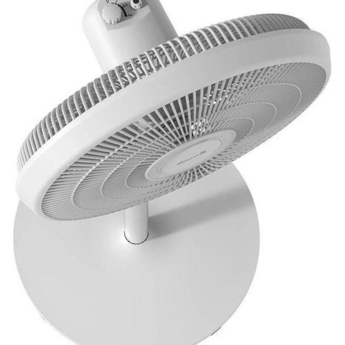Electric Cooling Fan With 5 Blades And 3 Fan Speed Mode Auto Rotate Left & Right Smooth Airflow Strong Gust Lightweight Floor Fan 40 W FD15 White