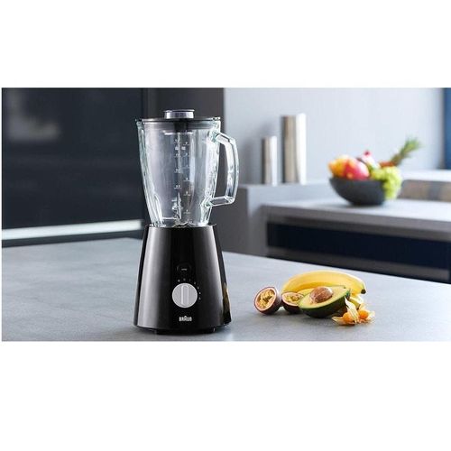 Braun Glass Jug Blender 5 Speeds 800W, Black, JB 3060, 1.75 Litre