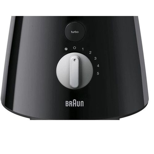 Braun Glass Jug Blender 5 Speeds 800W, Black, JB 3060, 1.75 Litre