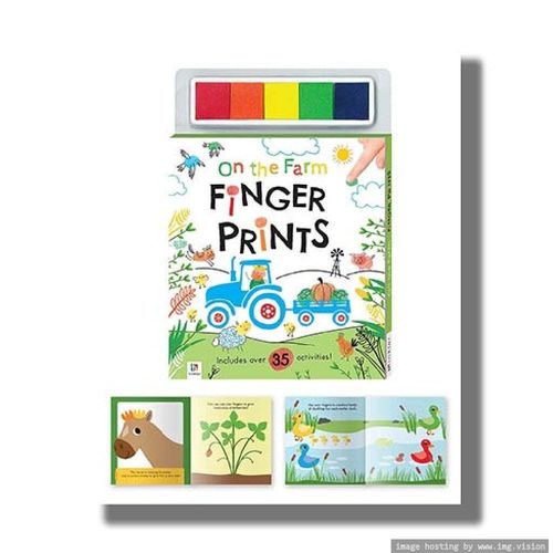 Hinkler On the Farm Finger Prints Kit