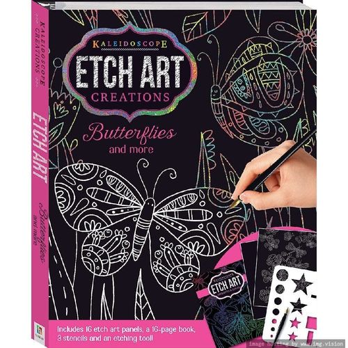 Hinkler Kaleidoscope Etch Art Creations Butterflies & More