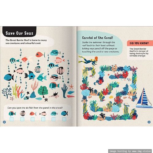 Hinkler Eco Zoomers Earth Friendly Activity Book