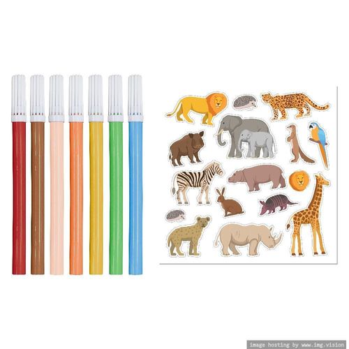 Hinkler Kaleidoscope Coloring Kit African Adventure