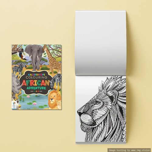 Hinkler Kaleidoscope Coloring Kit African Adventure