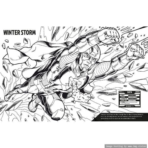 Usborne Color Your Own Superheroes