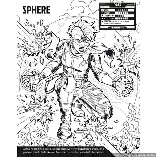 Usborne Color Your Own Superheroes