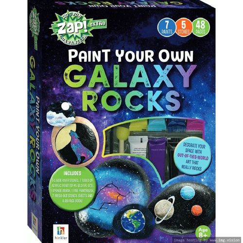 Hinkler Zap! Extra Paint Your Own Galaxy Rocks