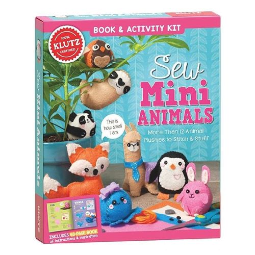 Kultz Sew Mini Animals More Than 12 Animal Plushies to Stitch & Stuff