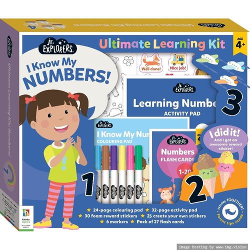 Hinkler Junior Explorers Ultimate Activity Kit I Did It Numbers