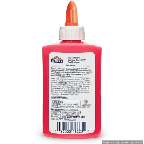 Elmer's 5oz Opaque Color Glue Pink