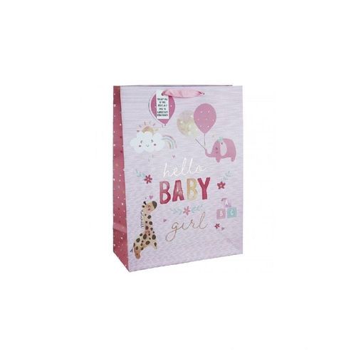 Eurowrap Baby Girl Extra Large Gift Bag
