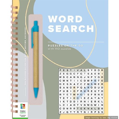 Hinkler Puzzles on the Go Series 9 Word Search