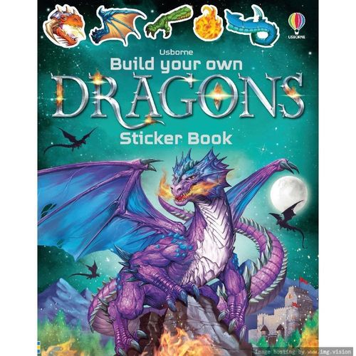 Usborne Build Your Own Dragons Sticker Book