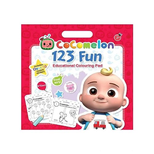 Alligator Cocomelon 123 Colouring Pad