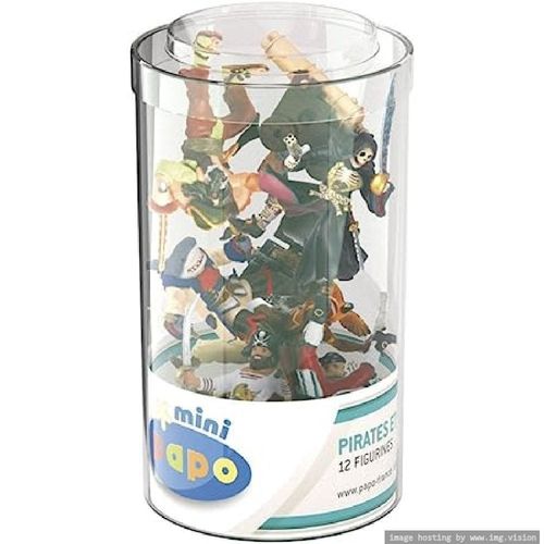 Papo Mini Plus Pirates & Corsairs Tube 12 Pieces