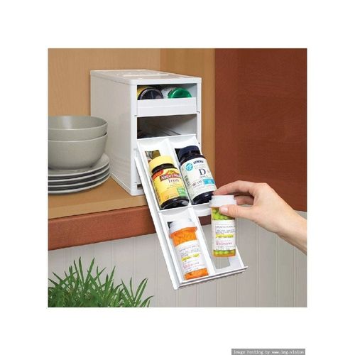 Youcopia Mini Spice Rack Stack 12 Bottle Organizer