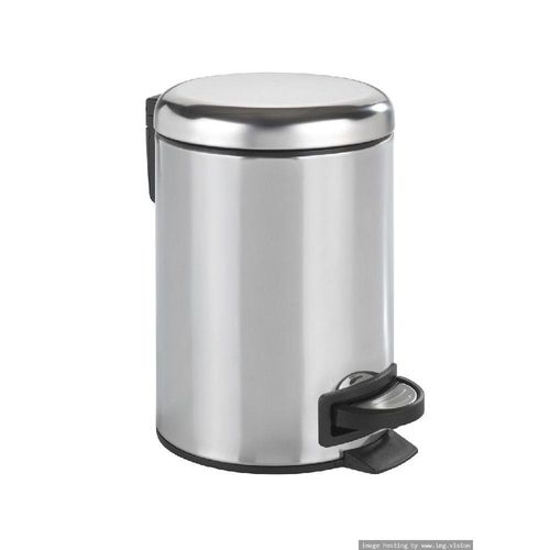 Wenko 3 Liter Stainless Steel Pedal Bin Leman